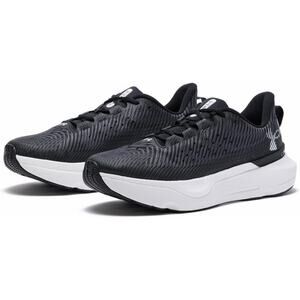 NWT Under Armour Women's Infinite 6, (001) Black/Castlerock/White, 10, US